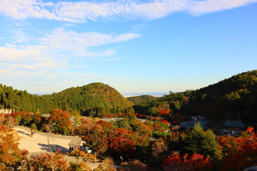 箕面市勝尾寺の紅葉（大阪）