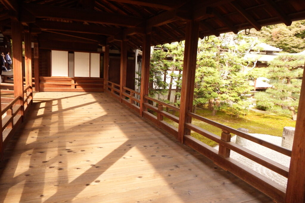 京都のとある渡り廊下